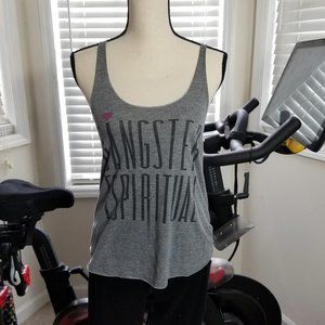 Spiritial Gangster | Grey Racerback Tank: Spanish
